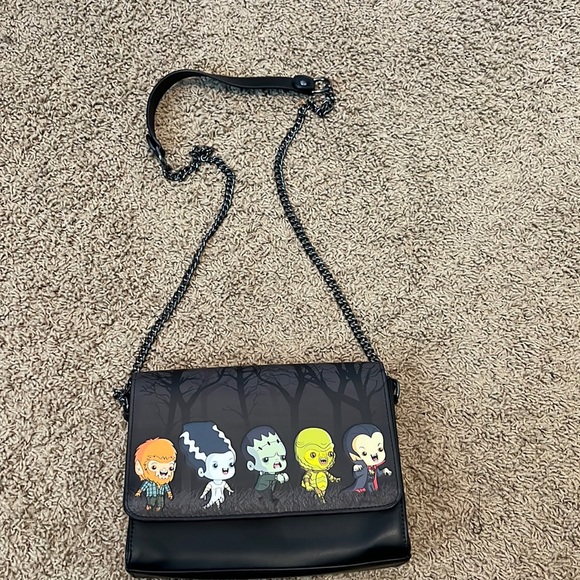 New Loungefly Monsters edition purse/ cross body  never used  as shown - Picture 1 of 6
